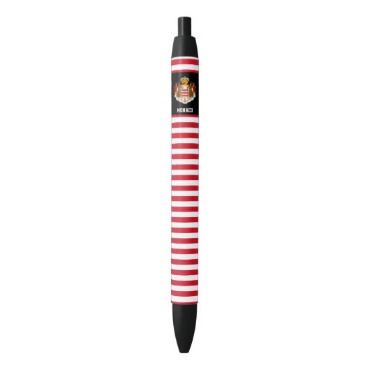 Monaco Flag Niedlich Patriotic Kugelschreiber (Vorderseite Vertikal)