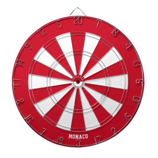 Monaco Flag Patriot's Bullseye Dartscheibe (vorne)
