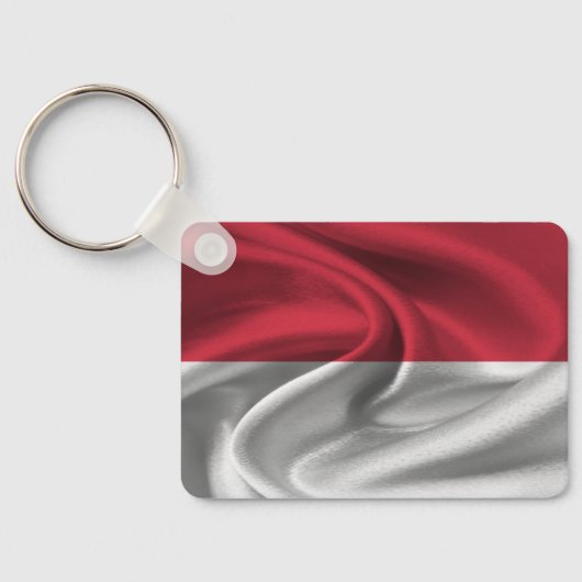 Monaco Flag Schlüsselanhänger (Rückseite)