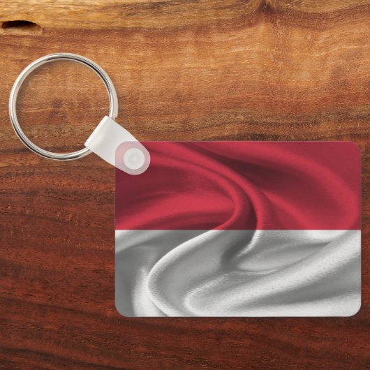 Monaco Flag Schlüsselanhänger (Rückseite)