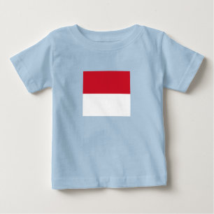 Monaco-Flagge Baby T-shirt