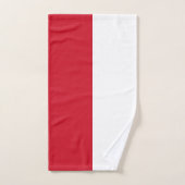 Monaco-Flagge Badhandtuch Set (Handtuch)