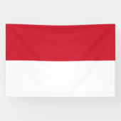 Monaco-Flagge Banner (Horizontal)