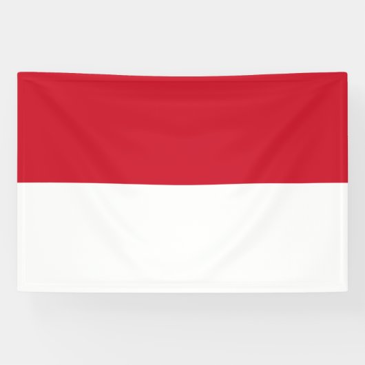 Monaco-Flagge Banner (Horizontal)