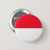 Monaco-Flagge Button (Vorne & Hinten)