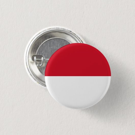 Monaco-Flagge Button (Vorne & Hinten)