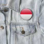 Monaco-Flagge Button (Beispiel)
