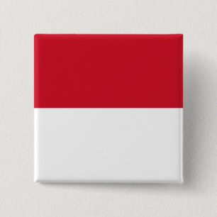 Monaco-Flagge Button