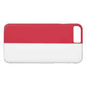 Monaco-Flagge Case-Mate iPhone Hülle (Rückseite (Horizontal))