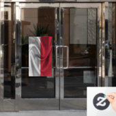 Monaco-Flagge Fensteraufkleber (Büro Tür)