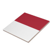 Monaco-Flagge Fliese (Seite)