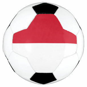 Monaco-Flagge Fußball