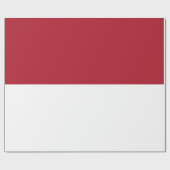 Monaco-Flagge Geschenkpapier (Flach)