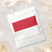 Monaco-Flagge Geschenktütchen (Ausgeschnitten)