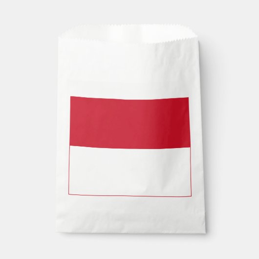 Monaco-Flagge Geschenktütchen (Vorderseite)