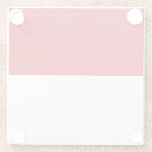 Monaco-Flagge Glasuntersetzer (Rückseite)