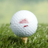 Monaco-Flagge Golfball (Insitu T-Shirt)