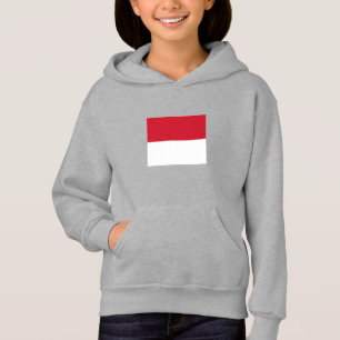 Monaco-Flagge Hoodie