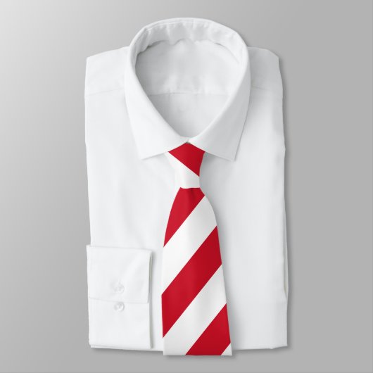 Monaco-Flagge Krawatte (Gebunden)