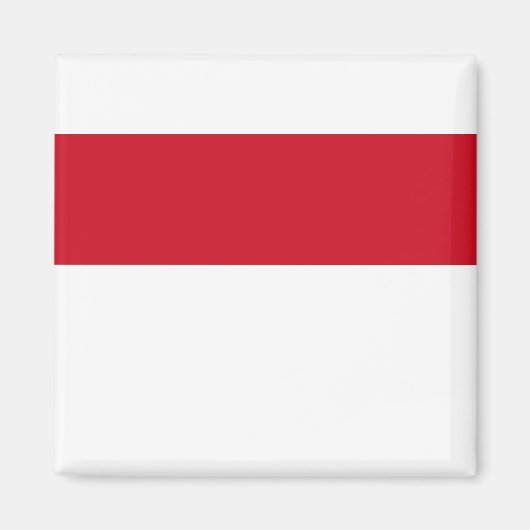 Monaco-Flagge Magnet (Vorne)