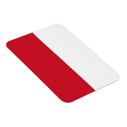Monaco-Flagge Magnet (Rechte Seite)