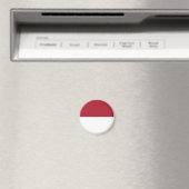 Monaco-Flagge Magnet (In Situ (Geschirrspüler))