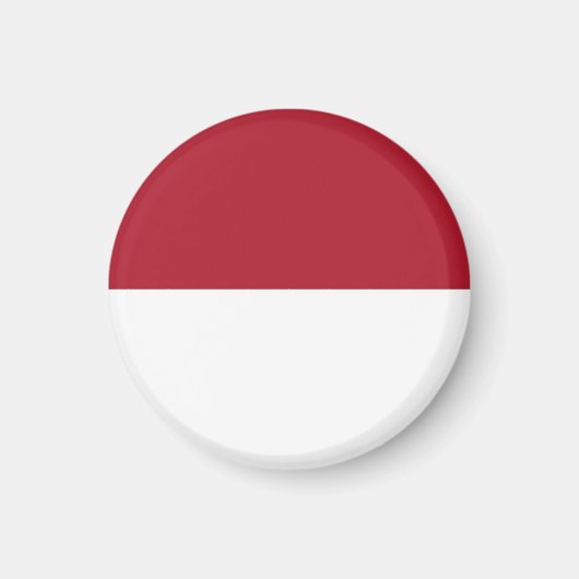 Monaco-Flagge Magnet (Vorne)