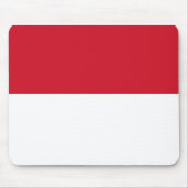 Monaco-Flagge Mousepad (Vorne)