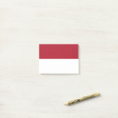 Monaco-Flagge Post-it Klebezettel (Auf Schreibtisch)