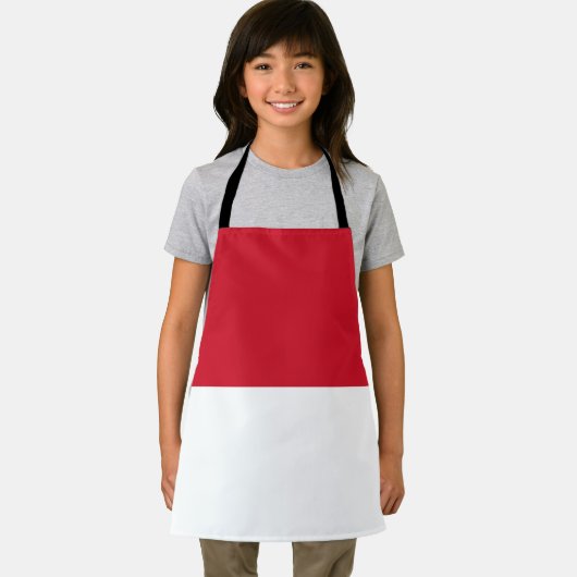 Monaco-Flagge Schürze (Insitu)