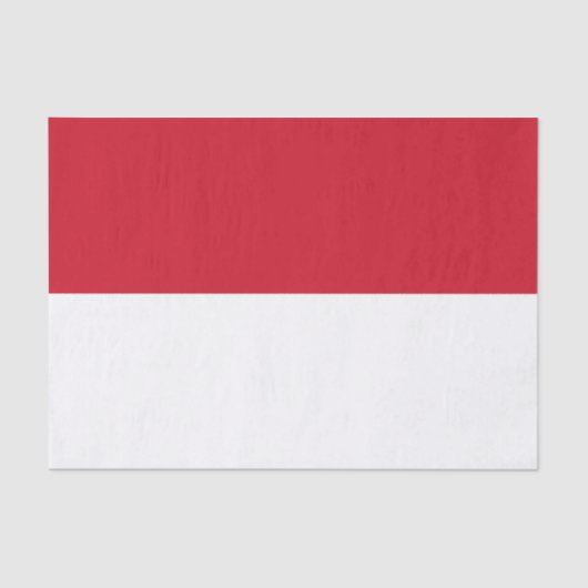 Monaco-Flagge Seidenpapier (Vorderseite)