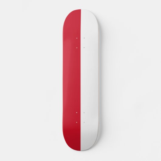 Monaco-Flagge Skateboard (Vorderseite)