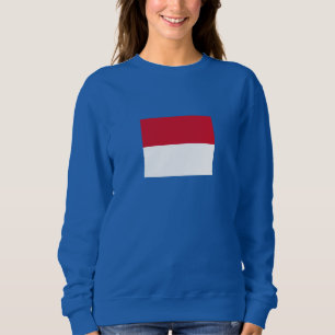 Monaco-Flagge Sweatshirt