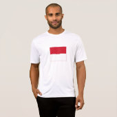 Monaco-Flagge T-Shirt (Vorne ganz)