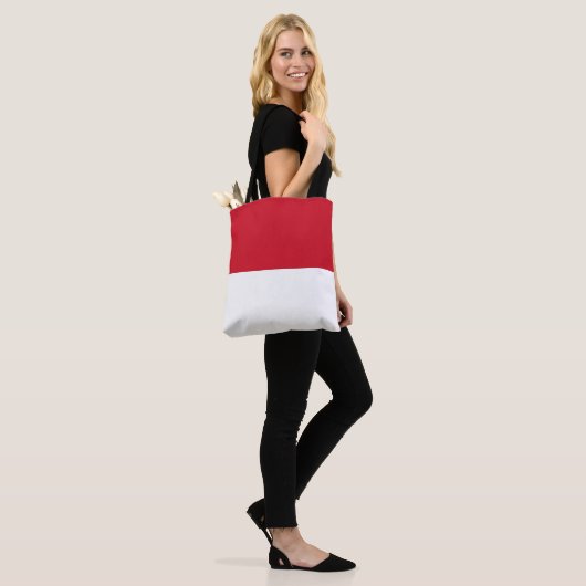 Monaco-Flagge Tasche (Am Model)