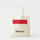 Monaco-Flagge Tragetasche (Vorne)