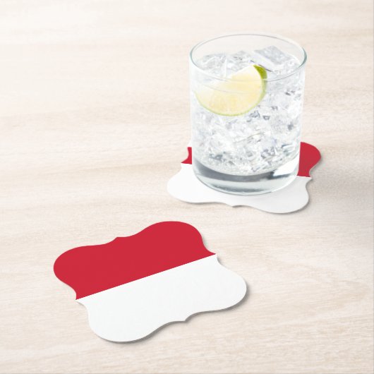 Monaco-Flagge Untersetzer (Vor Ort)