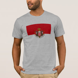 Monaco-Flaggen-T - Shirt