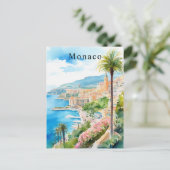 Monaco Frische Pasta machen Postkarte (Stehend Vorderseite)