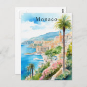 Monaco Frische Pasta machen Postkarte (Vorne/Hinten)