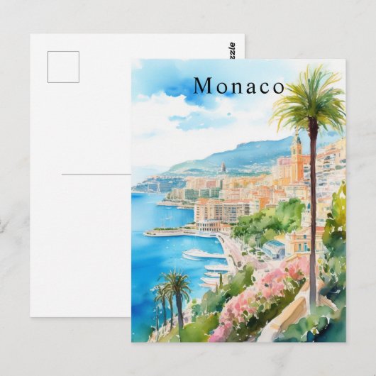Monaco Frische Pasta machen Postkarte (Vorne/Hinten)