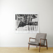 Monaco Grand Prix F1 Flagge Wandteppich (Beispiel (Horizontal))