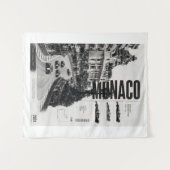 Monaco Grand Prix F1 Flagge Wandteppich (Vorderseite (Horizontal))