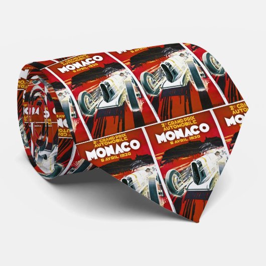 Monaco Grandprix 1930 Krawatte (Gerollt)