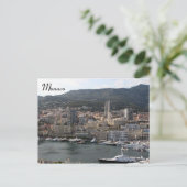 Monaco-Hafen Postkarte (Stehend Vorderseite)