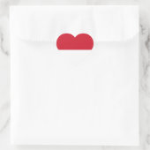 Monaco Herz-Aufkleber (Tasche)