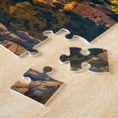 Monaco Illustration Reise Kunst Vintage Puzzle (Seite)