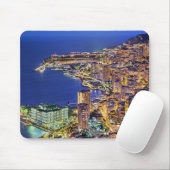 Monaco in der Nacht Mousepad (Mit Mouse)