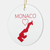 Monaco Keramik Ornament (Links)