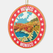 Monaco Keramik Ornament (Links)